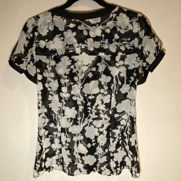 Loft Floral Flowy Top Sz S - Picture 3 of 3